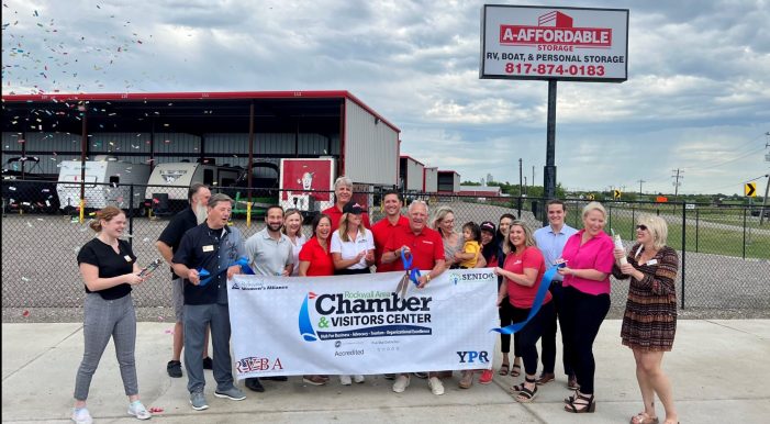 Rockwall Chamber of Commerce welcomes A-Affordable Storage with ribbon-cutting