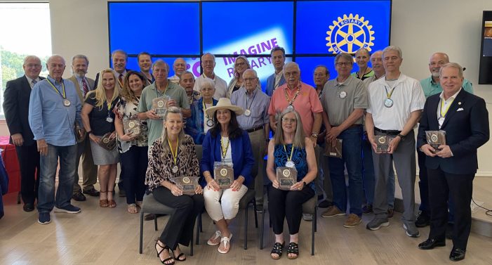 Rockwall Rotary concludes year and inducts new officers for 2023-2024 year
