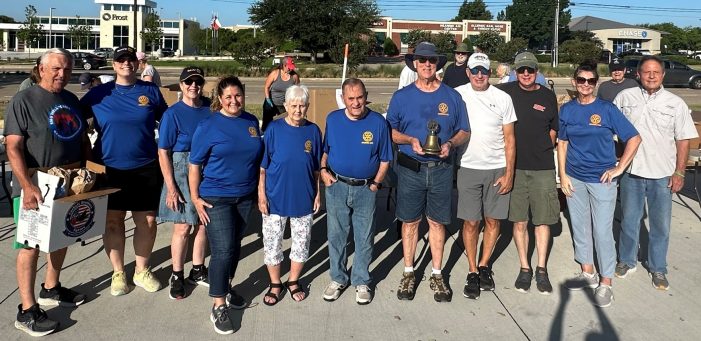 Rockwall Rotarians serve community through monthly North Texas Mobile Food Bank  distribution