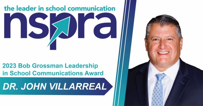 Superintendent Dr. John Villarreal Named Recipient of National School Communication Award