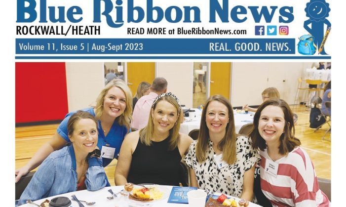 Blue Ribbon News Aug/Sept issue hits mailboxes throughout Rockwall, Heath