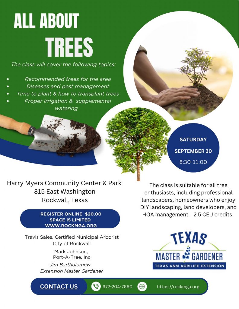 Rockwall County Master Gardeners To