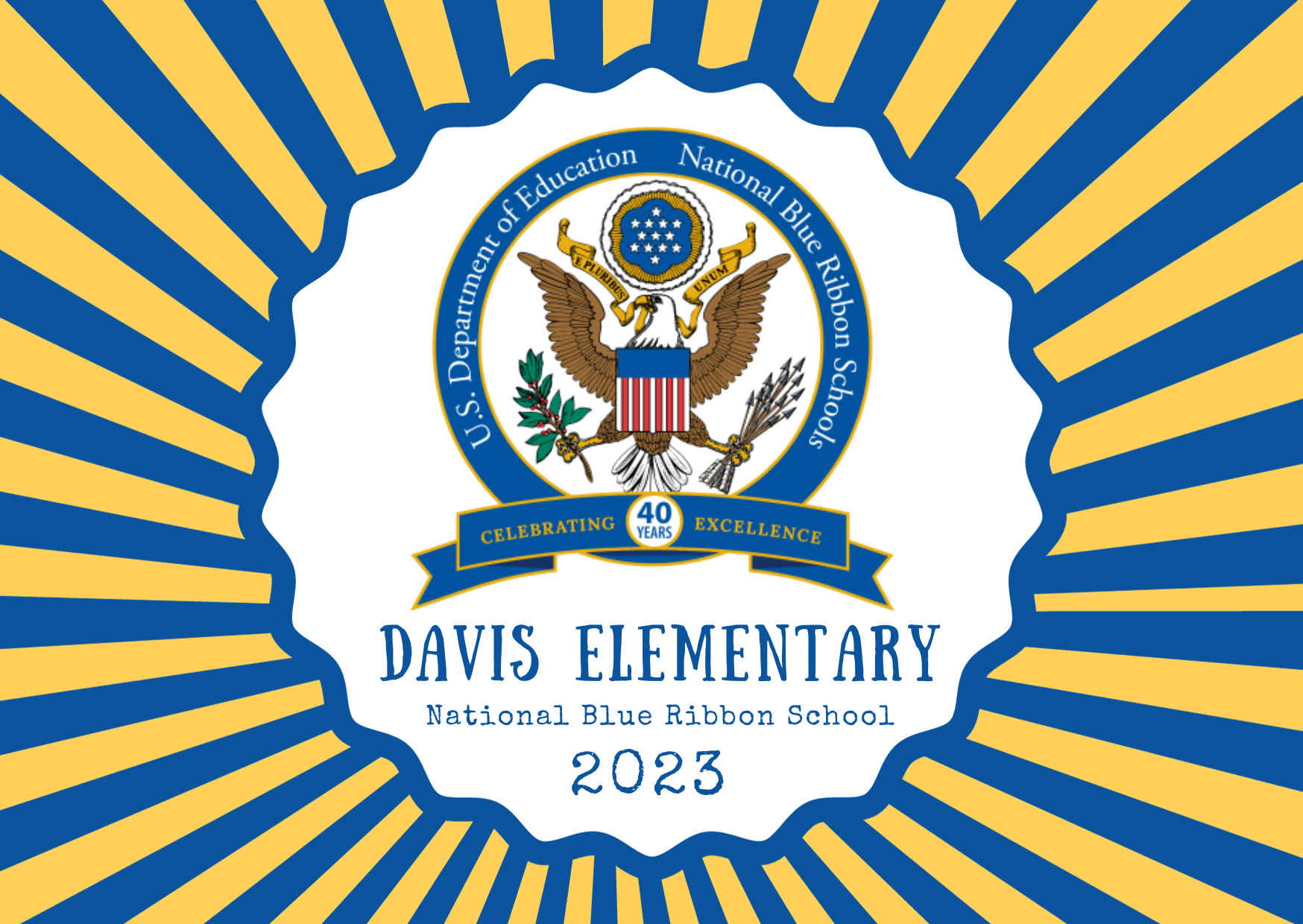 U.S. Department of Education Announces Davis Elementary as 2023 Blue