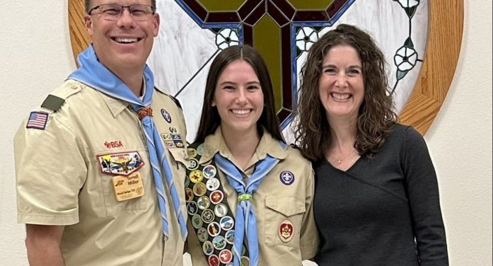 Courtney Miller becomes first female Eagle Scout from Rockwall County troop