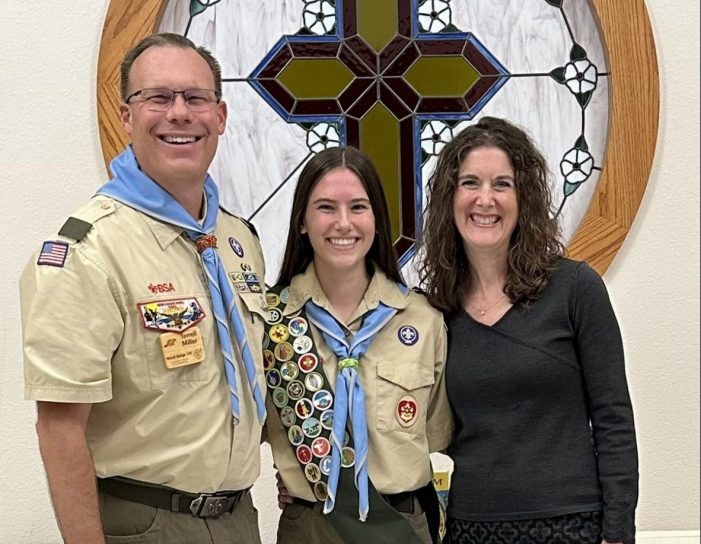 Courtney Miller becomes first female Eagle Scout from Rockwall County troop