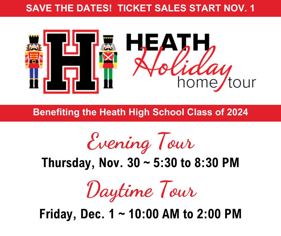 Tickets go on sale Nov. 1 for Heath Holiday Home Tour