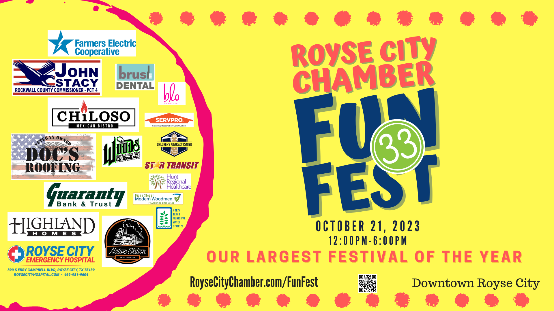 33rd Annual Royse City FunFest Blue Ribbon News
