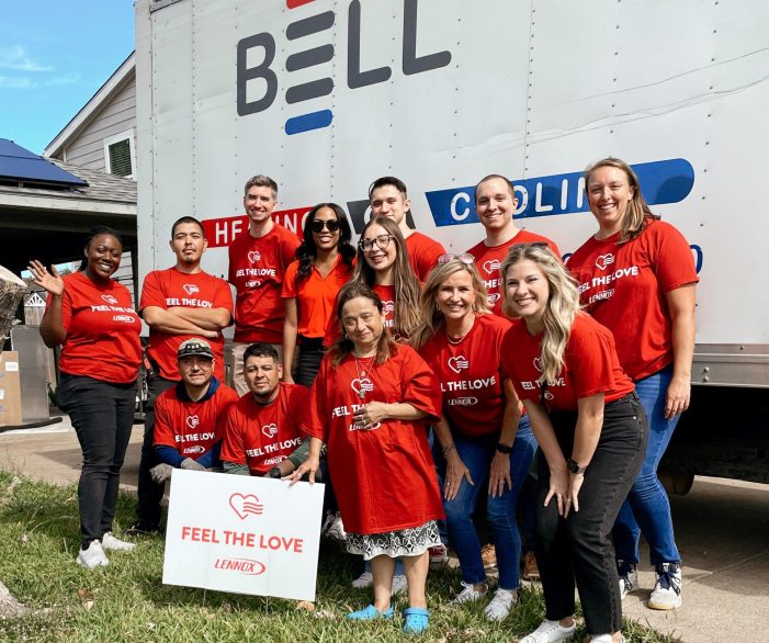 Lennox and Bell Mechanical provide HVAC equipment to deserving Rockwall residents
