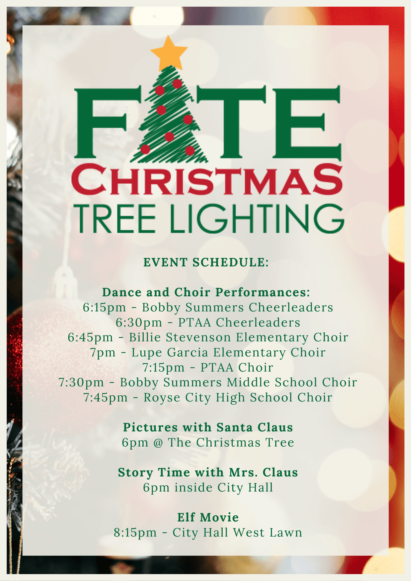 Fate Tree Lighting