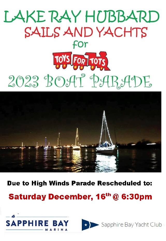 Boat Parade Rescheduled to Saturday December 16th @ 6:30pm