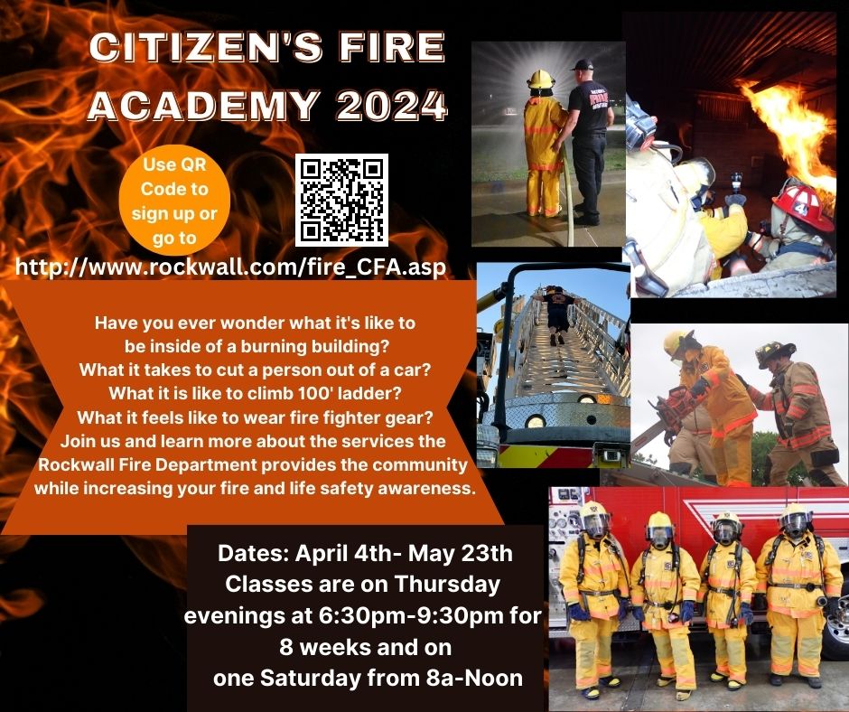 Rockwall Fire Department Presents Free Citizen S Fire Academy 2024   Citizens Fire Academy 