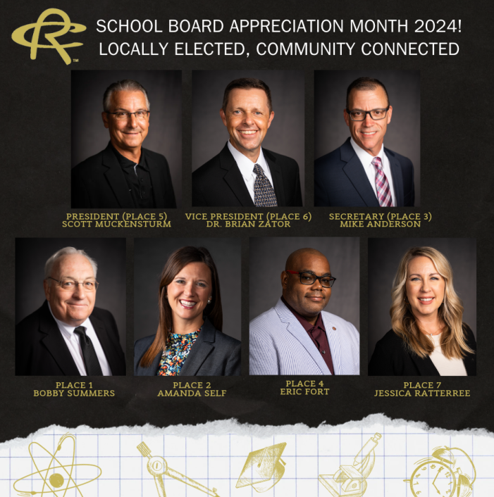 Royse City ISD School Board members recognized for service