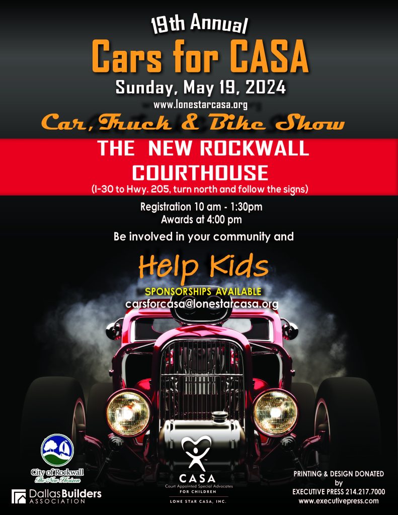Cars for CASA @ Rockwall County Courthouse