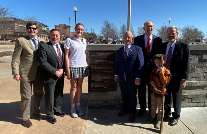 Rockwall County hosts patriotic event and plaque unveiling to commemorate William Travis “Victory or Death” Letter