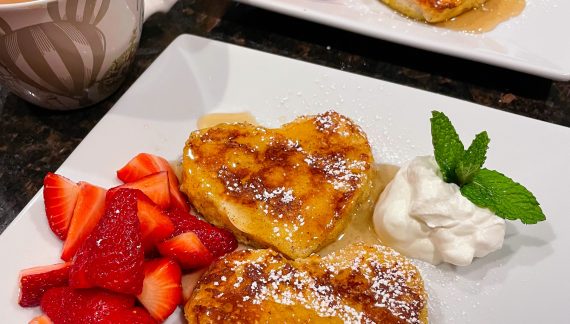 The Rose Table: When you have a heart for French toast