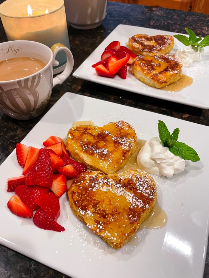 The Rose Table: When you have a heart for French toast