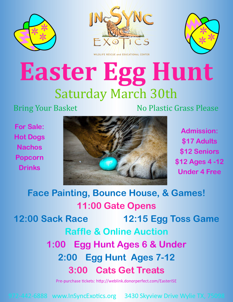 Easter Egg Hunt @In-sync Exotics @ In-Sync Exotics