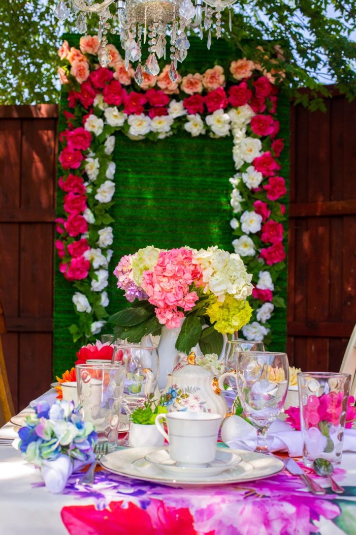 The Rose Table: Host a wonderland-themed garden party