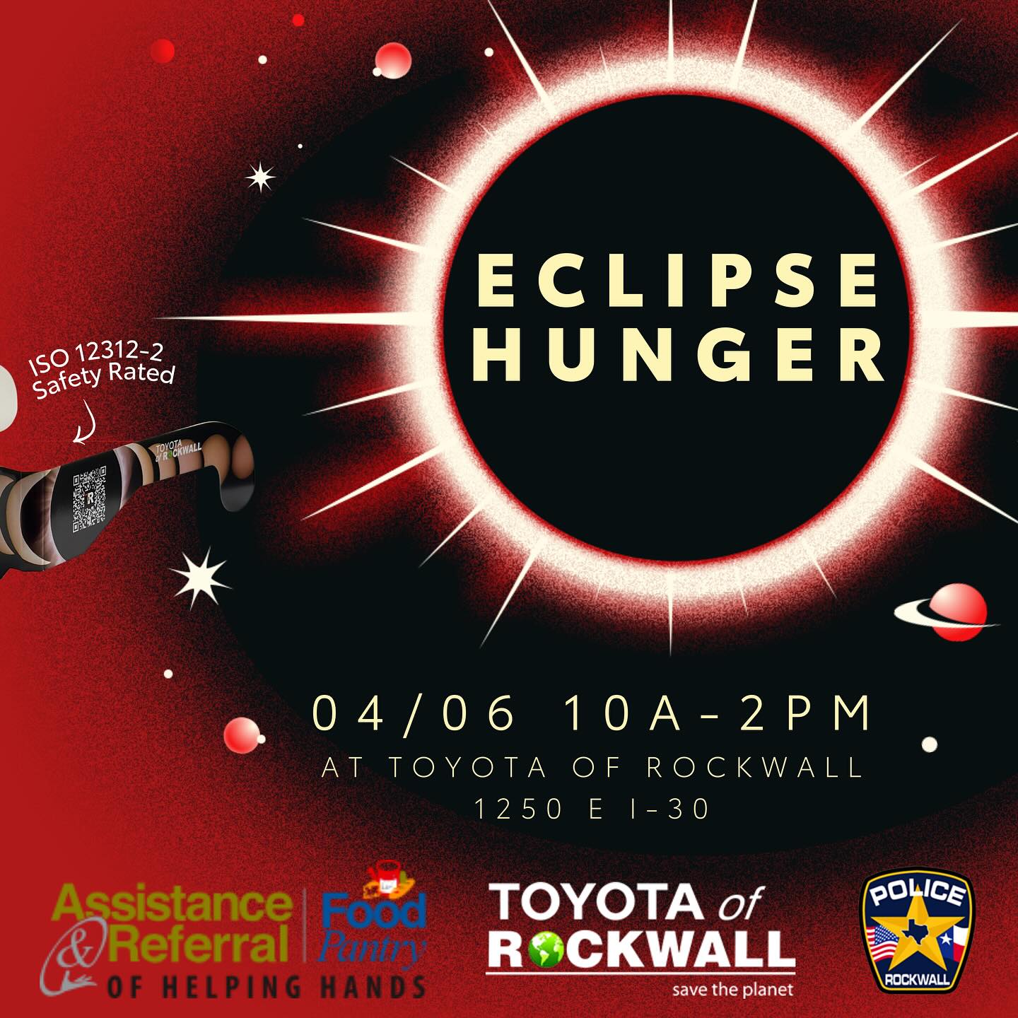 Rockwall police, Toyota of Rockwall partner with Helping Hands to ‘eclipse’ hunger