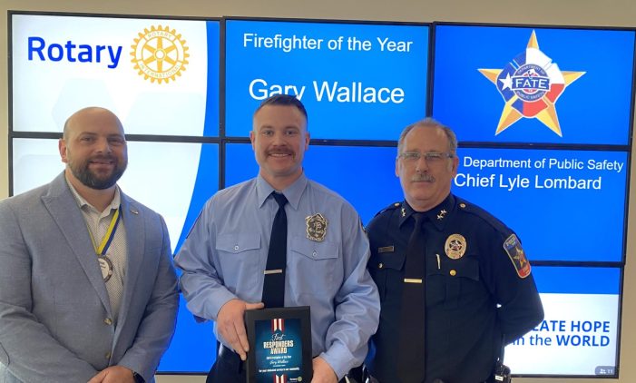 Rockwall Noon Rotary Celebrates Public Safety Award Recipients