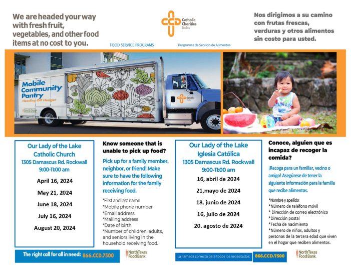 Mobile Food Pantry returns to Rockwall Tuesday, April 16