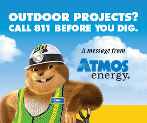 Atmos Energy urges homeowners and contractors to dig safely