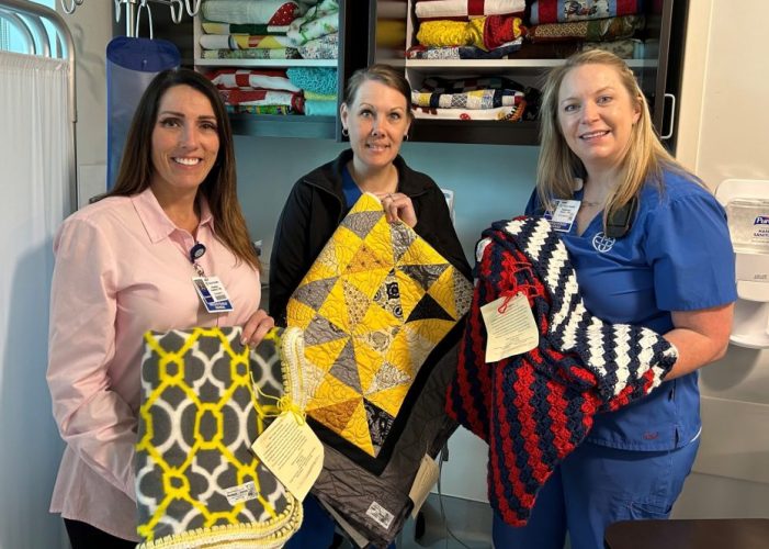 Texas Health Rockwall receives donated blankets from Project Linus