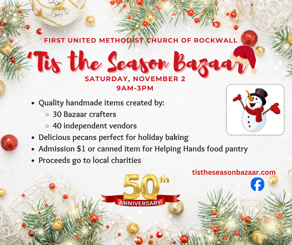 2024 FUMC Bazaar flyer