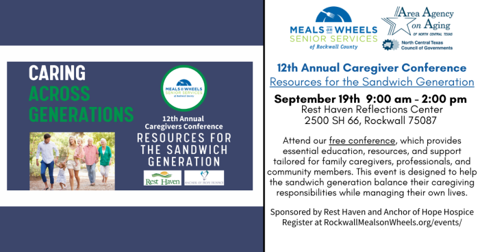 Resources for the Sandwich Generation: 12th Annual Rockwall Cares Caregiver Conference