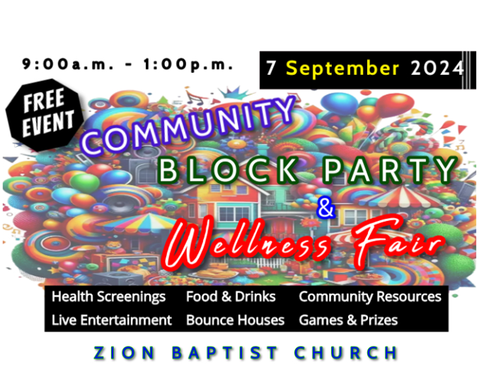 Community Block Party & Wellness Fair planned for September