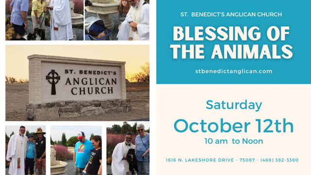 Blessing of the Animals planned for Rockwall’s St Benedict’s Anglican Church