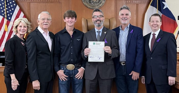 Rockwall County Commissioners recognize local service organizations for their efforts in the community