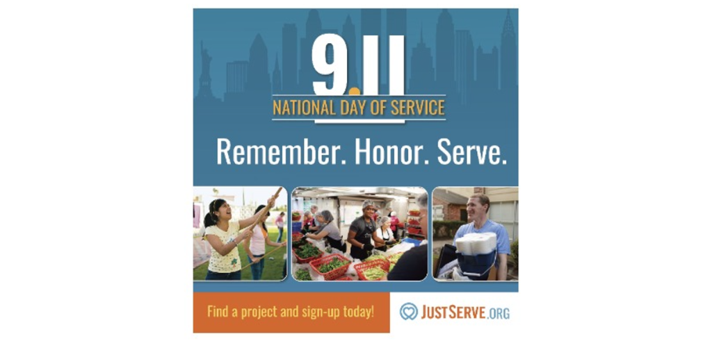 JustServe Helps Connect Community for National 9/11 Day of Service and ...