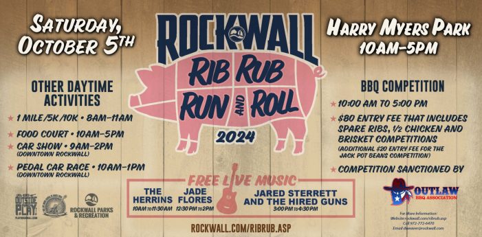 Rockwall Rib Rub Run and Roll 2024 promises a day of fun, food, and festivities