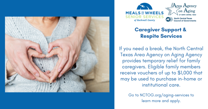 Take a Break: Caregiver support & respite services available in Rockwall County and surrounding areas