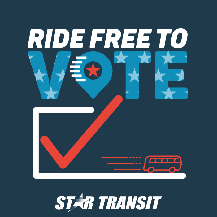 Ride Free to Vote with STAR Transit