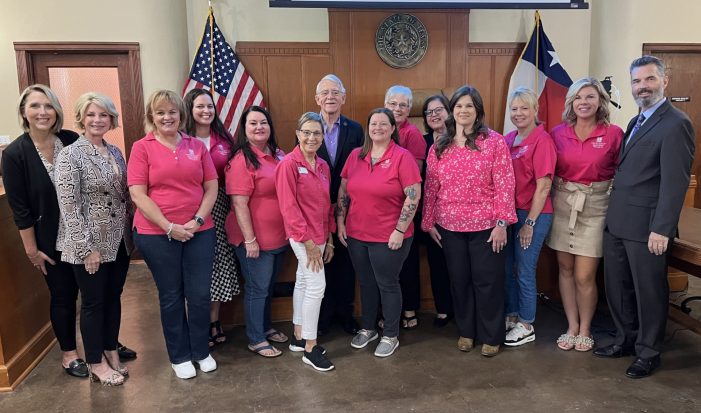 Soroptimist Club of Rockwall recognized by Rockwall County Commissioners