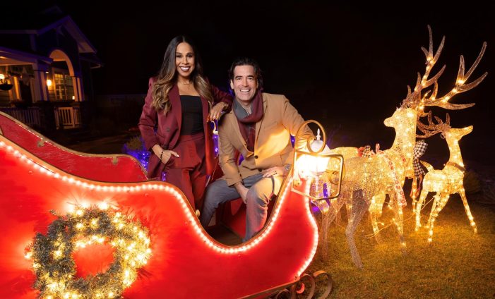 Rockwall couple battle it out in the Great Christmas Light Fight on ABC