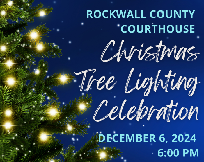 Rockwall County invites community to Christmas tree lighting