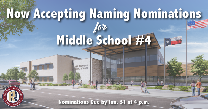 Rockwall ISD opens community nomination period for naming of Middle School #4