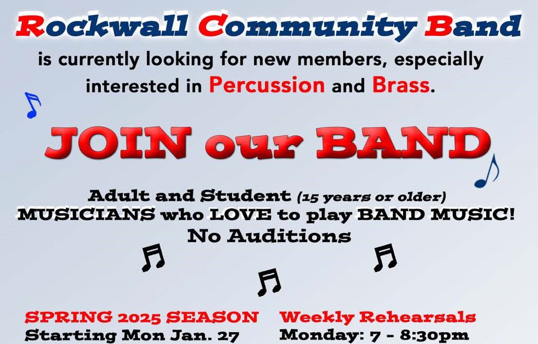 Join the Band – the Rockwall Community Band