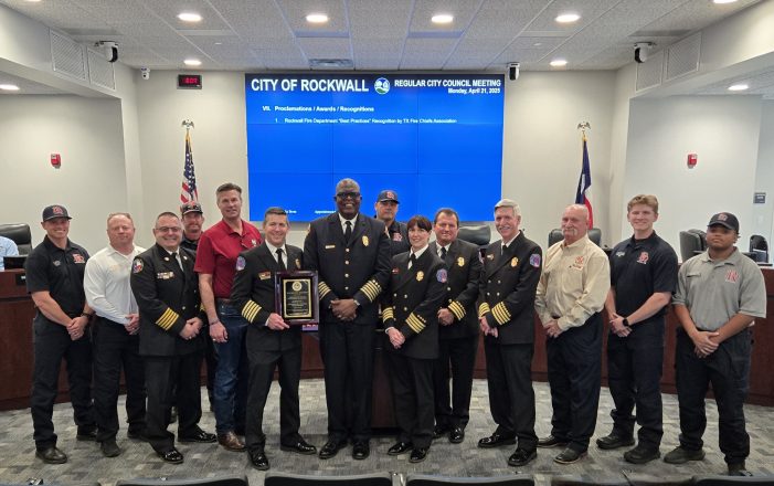 Excellence Under Fire: Rockwall Fire Dept. achieves top state recognition