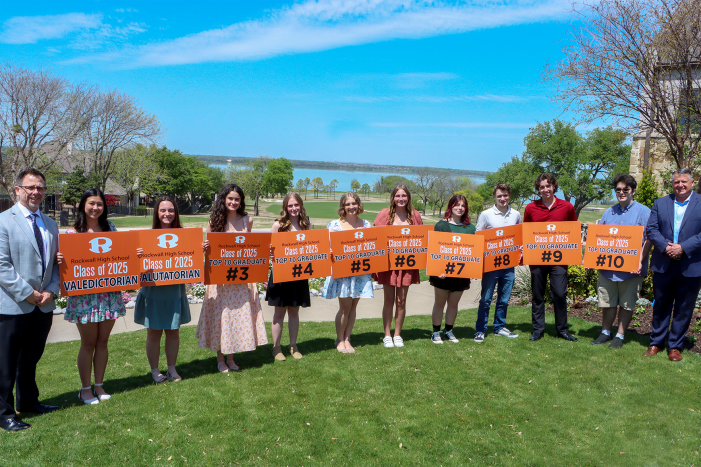 Rockwall High celebrates the Class of 2025 Top 10 students