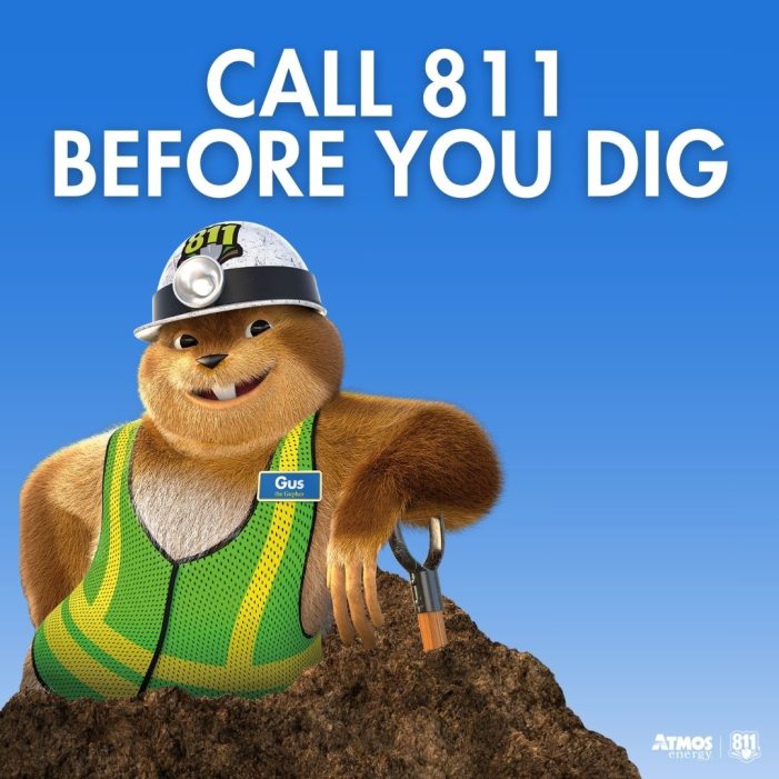 Atmos Energy encourages safety awareness during National Safe Digging Month