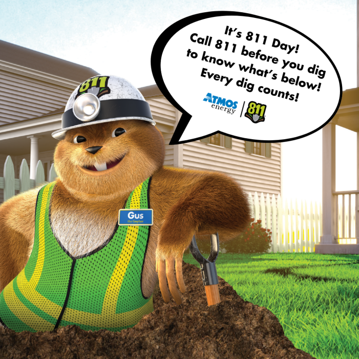 Atmos Energy Celebrates 811 Day with Gold Cup of Safe Digging