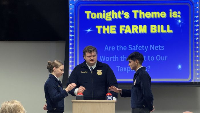 Students from Rockwall ISD Gene Burton College and Career Academy tackle the Farm Bill