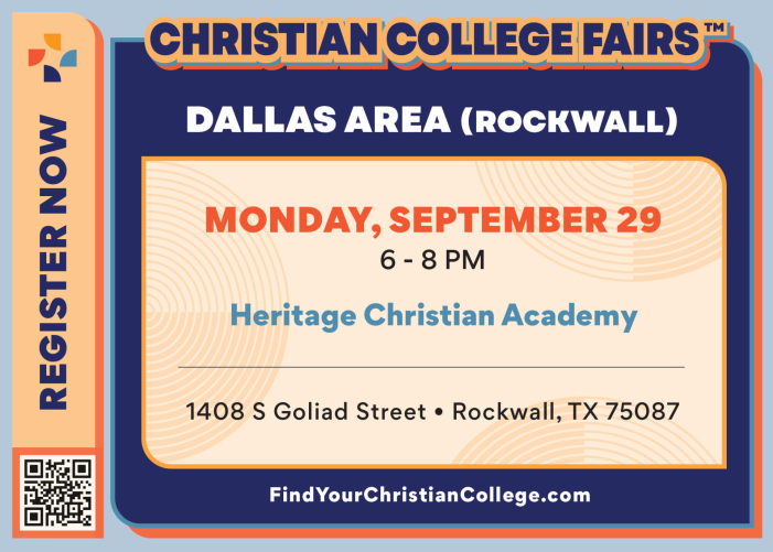 Rockwall Heritage Christian Academy to host Christian college fair on September 29