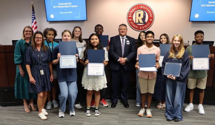 Update from Rockwall ISD Board of Trustees meeting