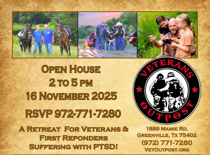 Veterans Outpost n Greenville extends community invitation to an Open House on November 16
