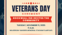 Rockwall ISD invites the community to Veterans Day ceremony